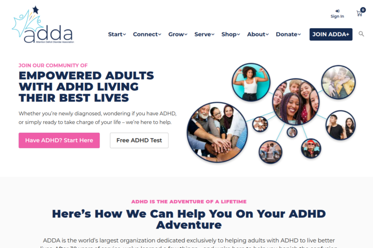 ADDA website